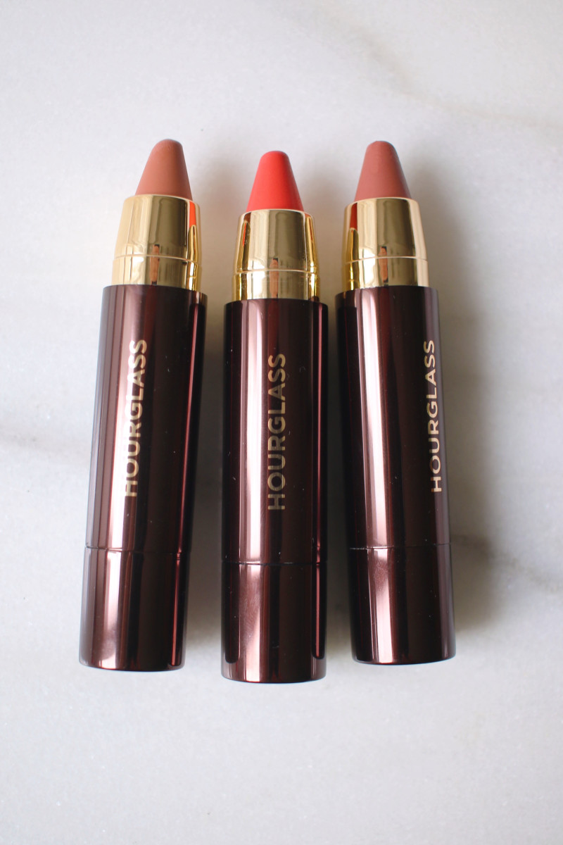 Hourglass Girl Lip Stylos in Believer, Explorer and Peacemaker.