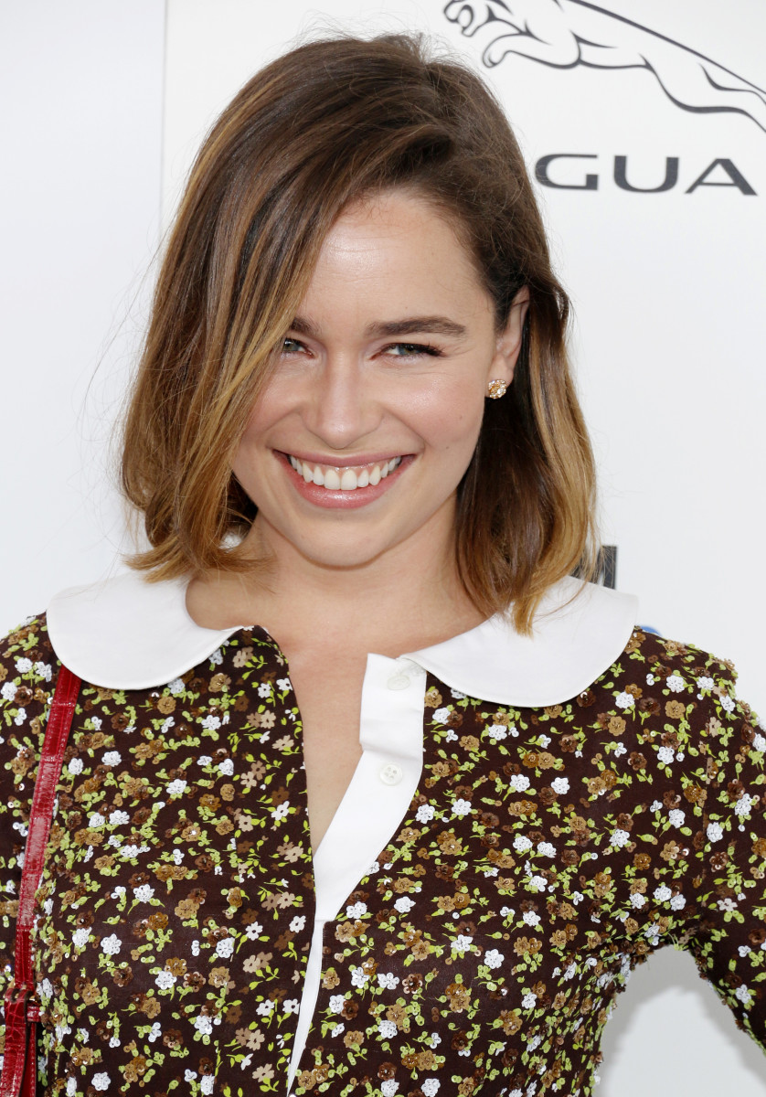 Emilia Clarke at the 2016 Independent Spirit Awards